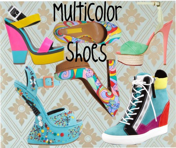 Multicolor Shoes