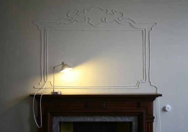 cable-drawings-above-fireplace