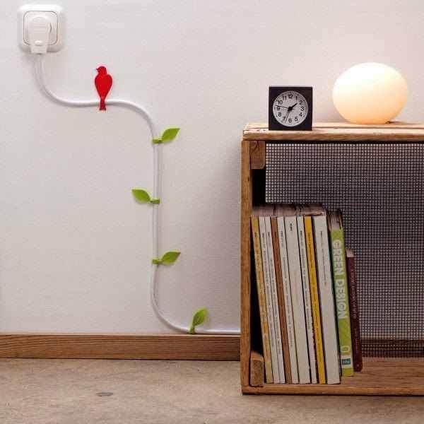 organize-cable-on-wall