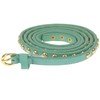 Pieces green studded belt