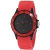 IDENTITY LONDON Women's CP03.04ID Color Silicon Red Strap with Black...