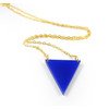 Long triangle necklace