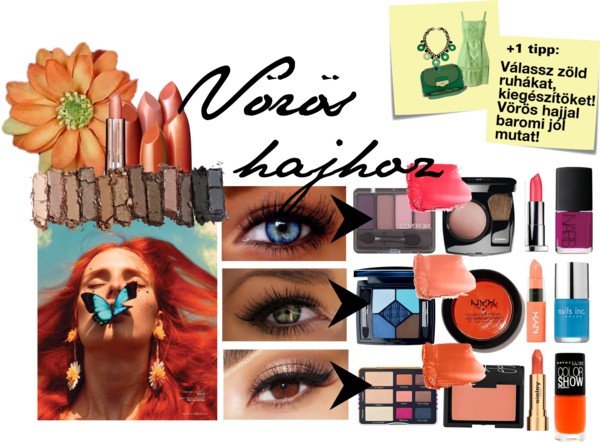 Sminktippek vörös hajhoz
