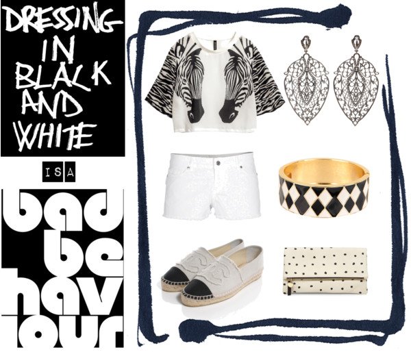 Dressing in Black&White is a bad befaviour