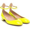 Valentino neon yellow pumps