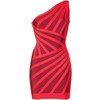 Hervé Léger one shoulder cocktail dress