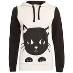 Stone Peeping Cat Ear Hoodie